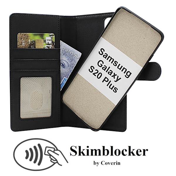 Skimblocker Samsung Galaxy S20 Plus 5G Magnet Plånbok