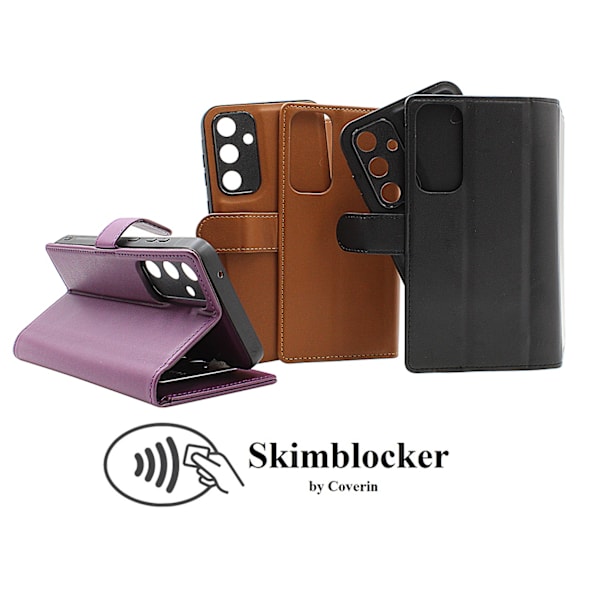 Skimblocker Magnet Fodral Samsung Galaxy A35 5G Svart