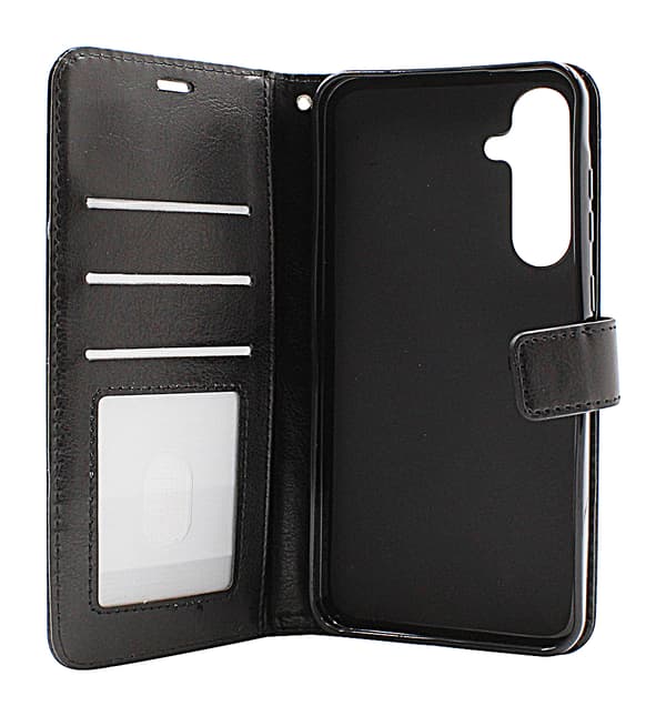Crazy Horse Wallet Samsung Galaxy A35 5G Brun