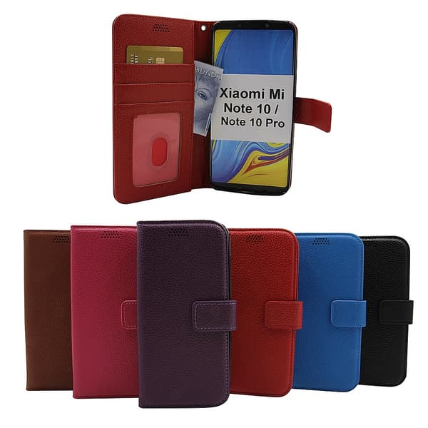 New Standcase Wallet Xiaomi Mi Note 10 / Note 10 Pro Hotpink