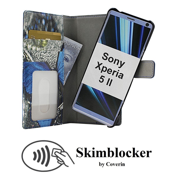 Skimblocker Magnet Designwallet Sony Xperia 5 II