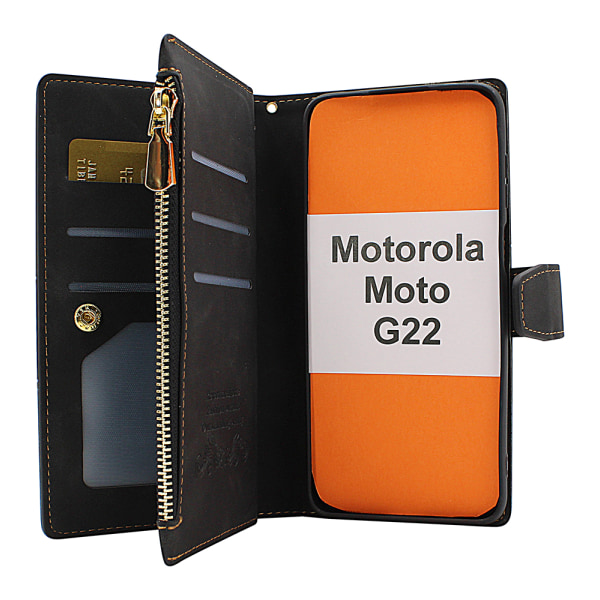 XL Standcase Lyxfodral Motorola Moto G22 Lila
