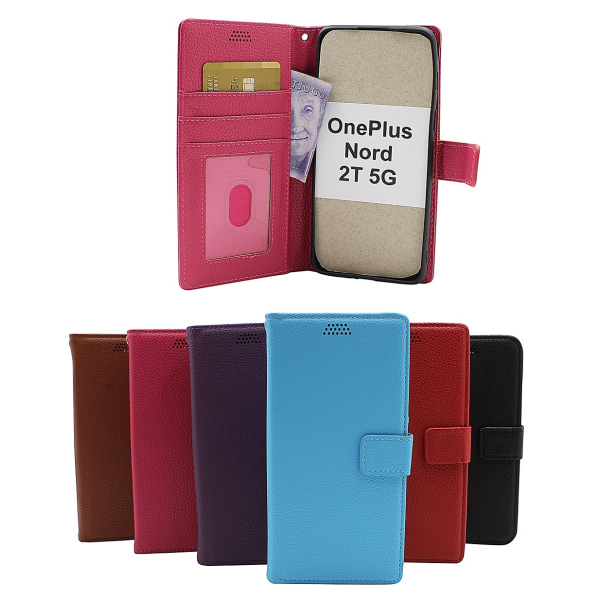 New Standcase Wallet OnePlus Nord 2T 5G Hotpink