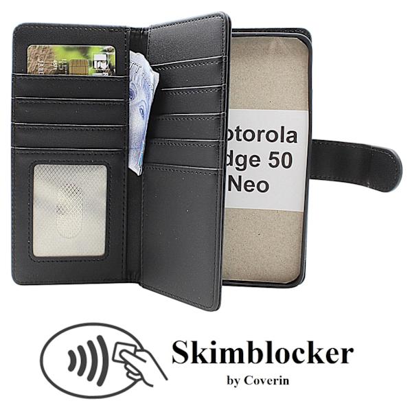Skimblocker Motorola Edge 50 Neo XL Magnet Plånboksfodral