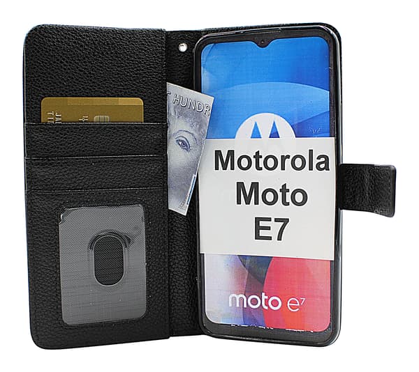 New Standcase Wallet Motorola Moto E7 Lila
