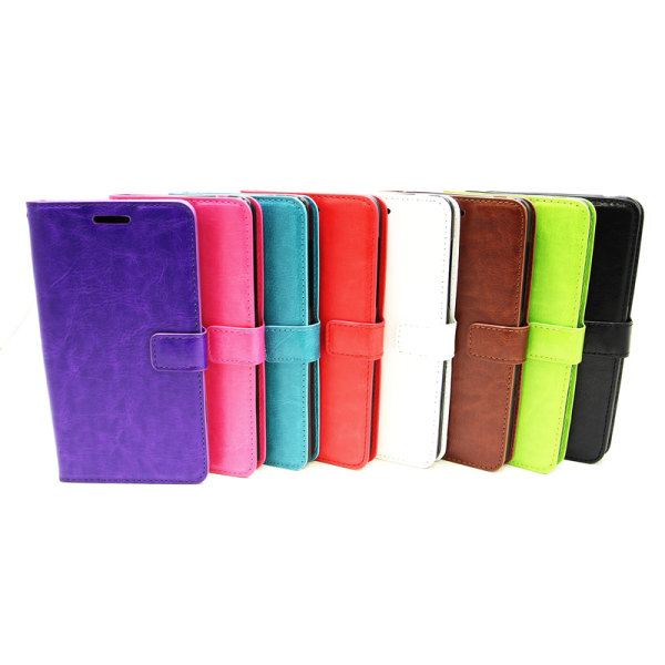 Crazy Horse Wallet Nokia 8 Brun