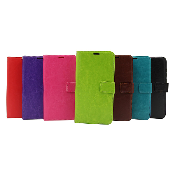Crazy Horse Wallet Xiaomi Redmi Note 8T Brun