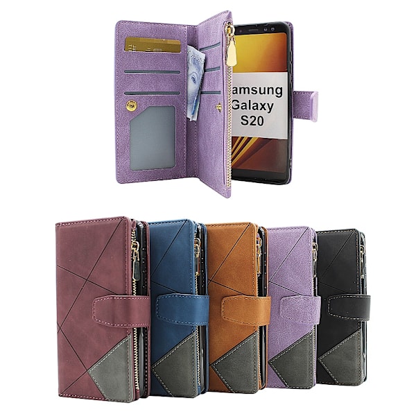 XL Standcase Lyxfodral Samsung Galaxy S20 / S20 5G Vinröd