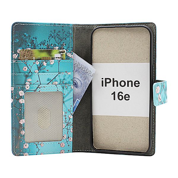 Skimblocker iPhone 16e Plånboksfodral Design