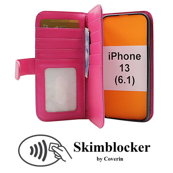 Skimblocker XL Wallet iPhone 13 (6.1) Svart
