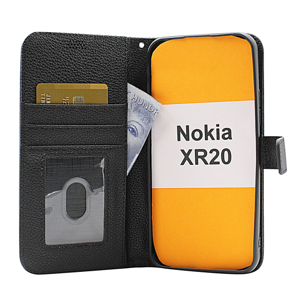 New Standcase Wallet Nokia XR20 Ljusblå