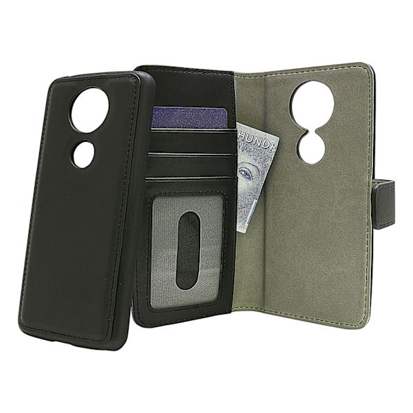 Skimblocker Magnet Wallet Motorola Moto E5 Plus Svart