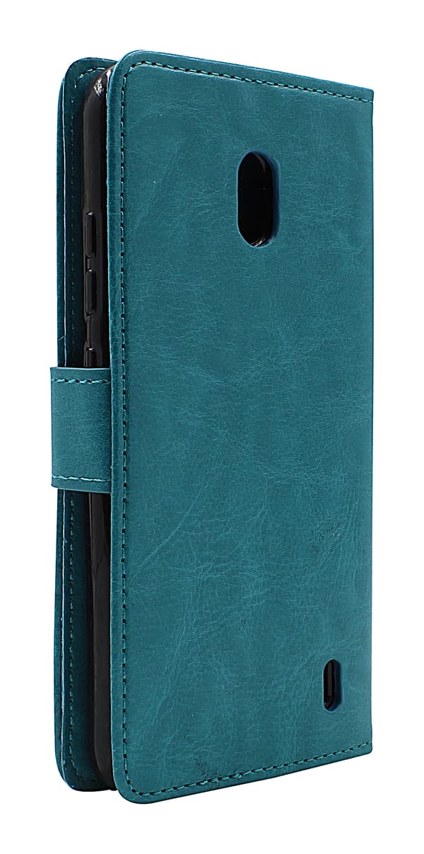 Crazy Horse Wallet Nokia 2.2 Turkos