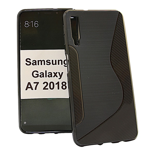 S-Line Skal Samsung Galaxy A7 2018 (A750FN/DS) Svart