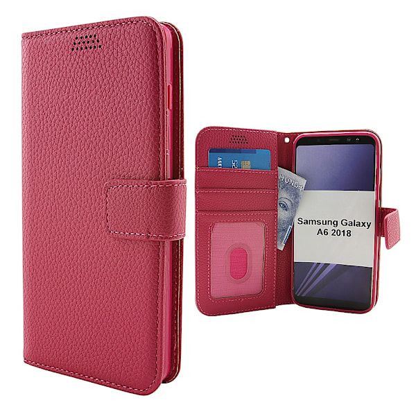New Standcase Wallet Samsung Galaxy A6 2018 (A600FN/DS) Hotpink
