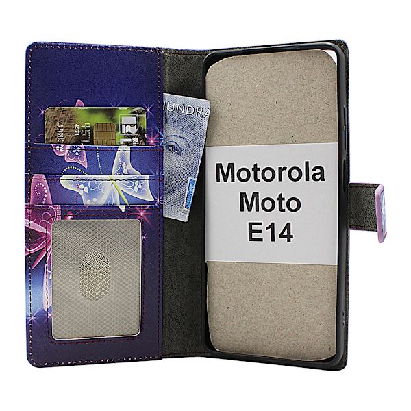 Skimblocker Motorola Moto E14 Plånboksfodral Design