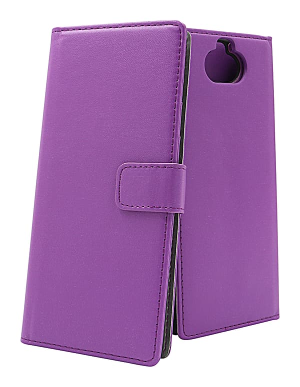 Skimblocker Magnet Wallet Sony Xperia 10 Plus Lila