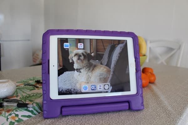 Standcase Barnfodral Apple iPad 10.2 (2019) Röd