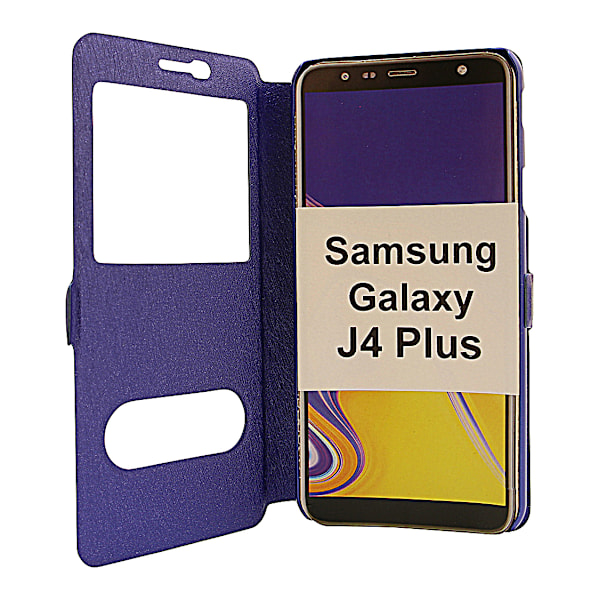 Flipcase Samsung Galaxy J4 Plus (J415FN/DS) Blå