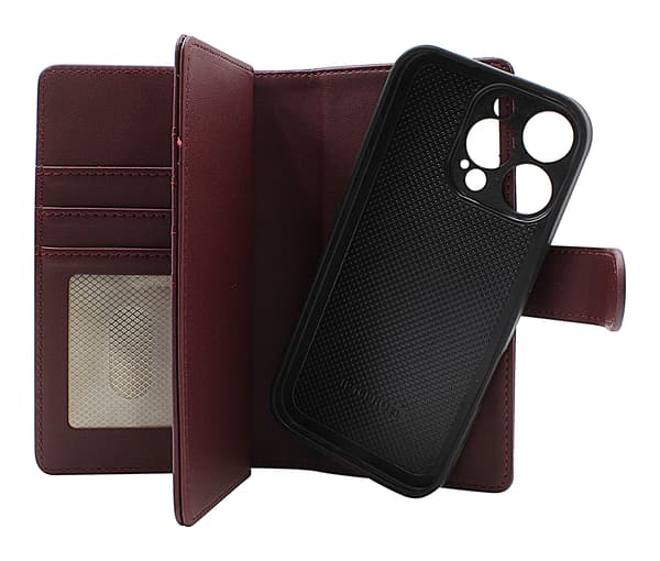 Skimblocker iPhone 16 Pro XL Magnet Plånboksfodral Svart