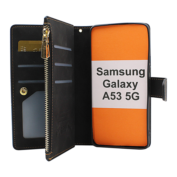 XL Standcase Lyxfodral Samsung Galaxy A53 5G (A536B) Brun