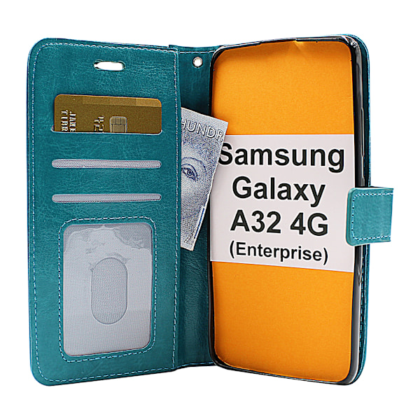Crazy Horse Wallet Samsung Galaxy A32 4G (SM-A325F) Lila