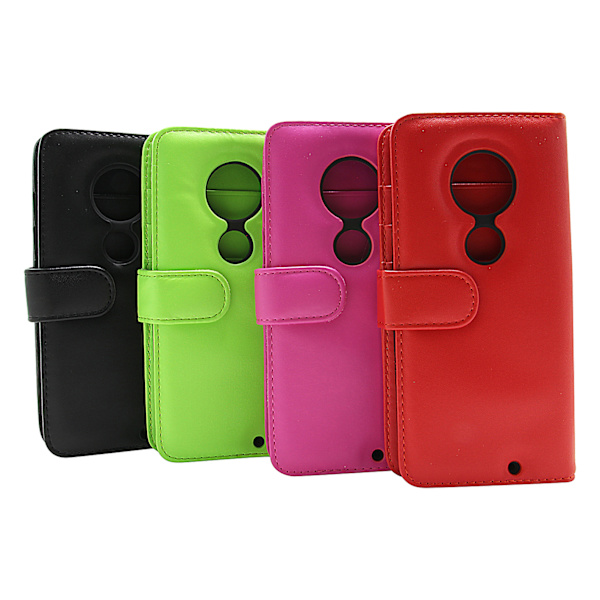Skimblocker Plånboksfodral Motorola Moto G7 / Moto G7 Plus Röd