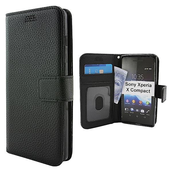 New Standcase Wallet Sony Xperia X Compact (F5321) Svart