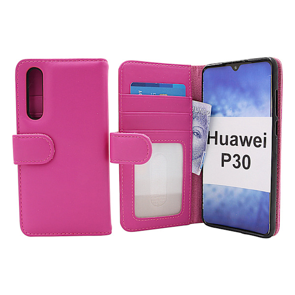 Skimblocker Plånboksfodral Huawei P30 Hotpink