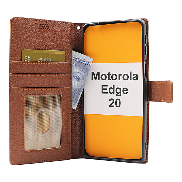 New Standcase Wallet Motorola Edge 20 Svart