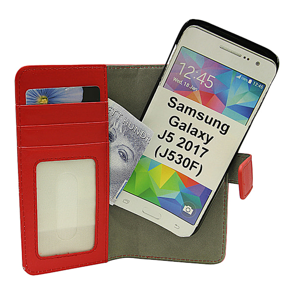 Magnet Wallet Samsung Galaxy J5 2017 (J530FD) Röd