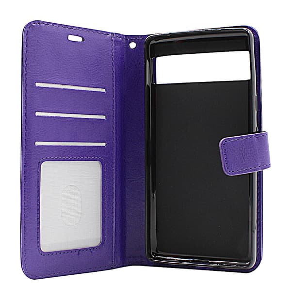 Crazy Horse Wallet Google Pixel 7a 5G Grön