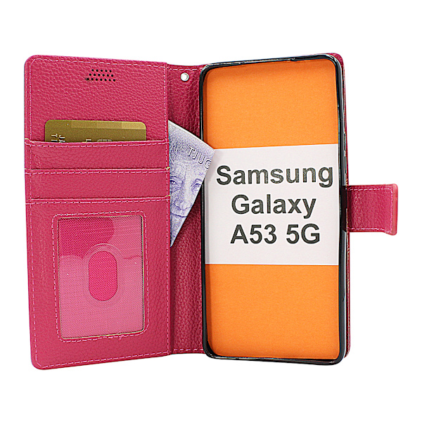 New Standcase Wallet Samsung Galaxy A53 5G (A536B) Brun