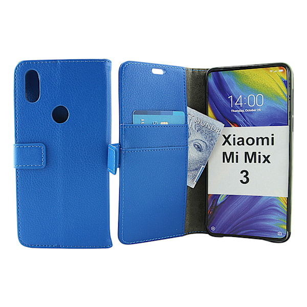 Standcase Wallet Xiaomi Mi Mix 3 Blå