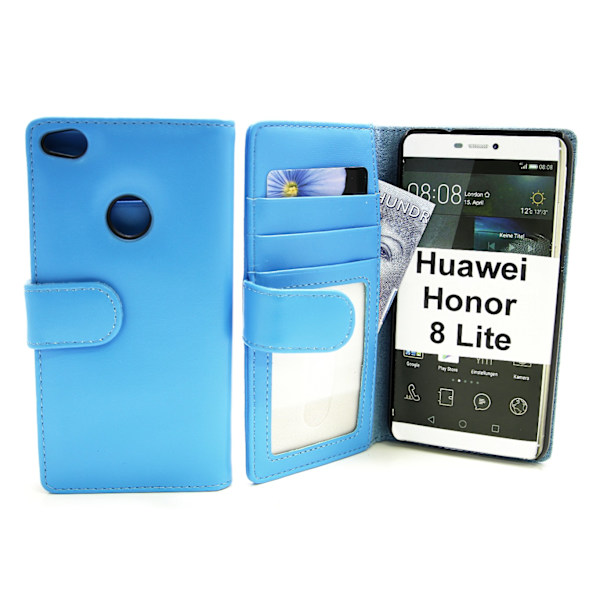 Plånboksfodral Huawei Honor 8 Lite Ljusblå