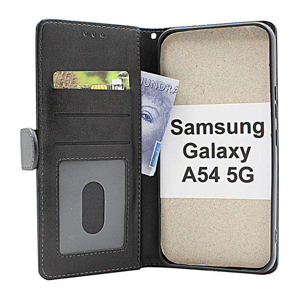 Zipper Standcase Wallet Samsung Galaxy A54 5G Brun