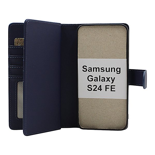 Skimblocker Samsung Galaxy S24 FE XL Magnet Plånboksfodral Svart