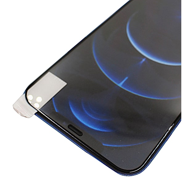 Full Frame Glas skydd iPhone 12 Pro Max (6.7) (Svart)