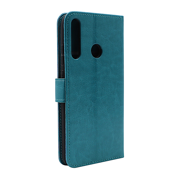 Crazy Horse Wallet Huawei P40 Lite E Turkos