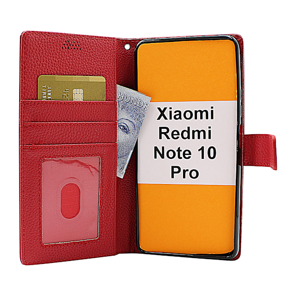 New Standcase Wallet Xiaomi Redmi Note 10 Pro Ljusblå