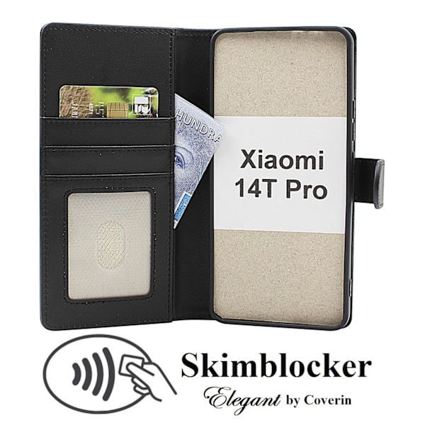 Skimblocker Xiaomi 14T Pro Plånboksfodral Happy Cherry