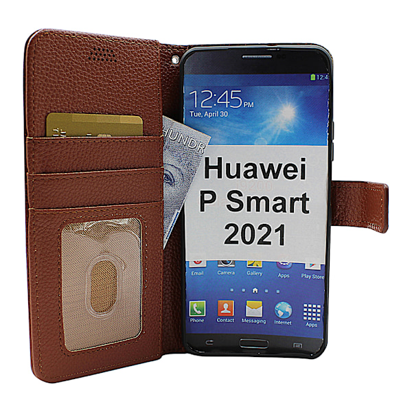New Standcase Wallet Huawei P Smart 2021 Ljusblå