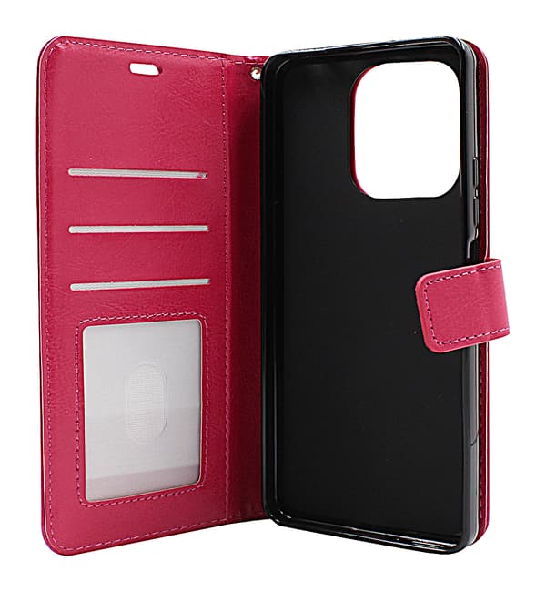 Crazy Horse Wallet Xiaomi Redmi Note 13 4G Brun