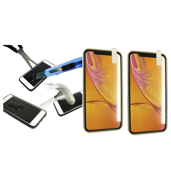 2-Pack Härdat glas iPhone XR