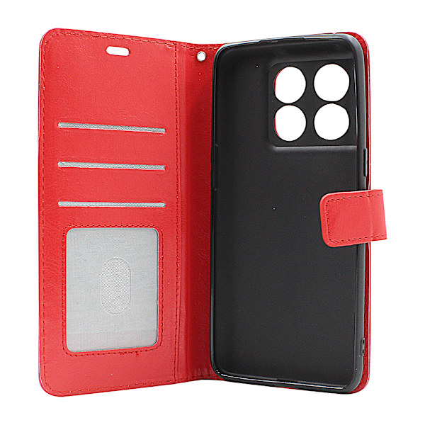 Crazy Horse Wallet OnePlus 10T 5G Hotpink