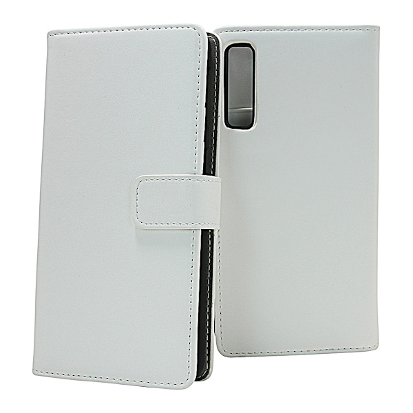 Skimblocker Magnet Wallet Samsung Galaxy A7 2018 (A750FN/DS) Vit