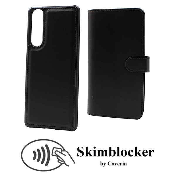 Skimblocker XL Magnet Wallet Sony Xperia 1 II (XQ-AT51) Hotpink