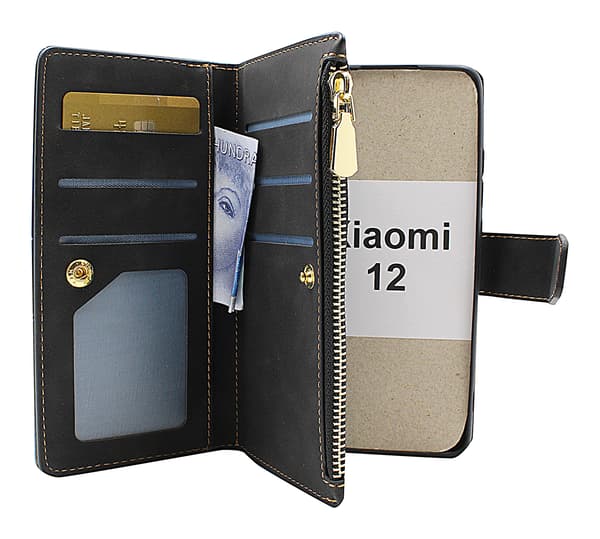 XL Standcase Lyxfodral Xiaomi 12 Marinblå