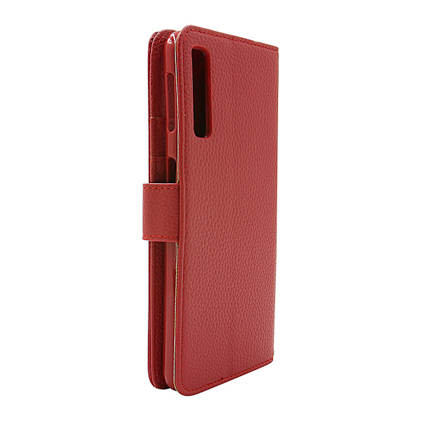 New Standcase Wallet Samsung Galaxy A7 2018 (A750FN/DS) Röd