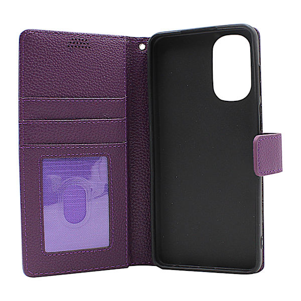 New Standcase Wallet Motorola Moto G62 5G Brun